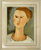 cuadros famosos de Modigliani "Cabeza de mujer"