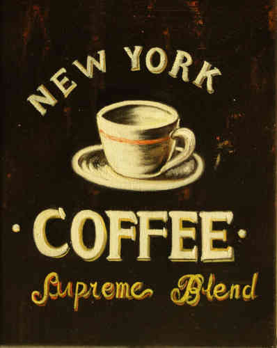 cuadros modernos "Un café en New York"