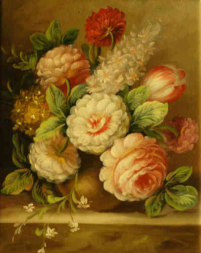 cuadros modernos "Ramo de flores en jarrón VI"