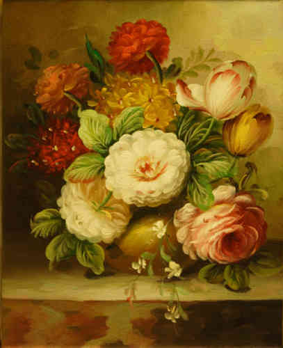 cuadros modernos "Ramo de flores en jarrón VIII"