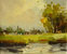 cuadros modernos "Verano en el lago I"