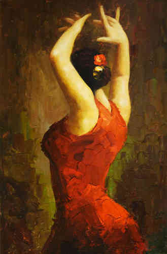 cuadros modernos "Flamenca III"