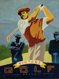 cuadros modernos "Golf vintage I"