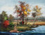 cuadros modernos "En la orilla del río"