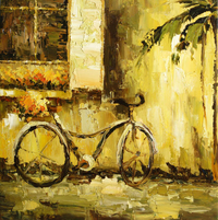 cuadros modernos "Bicicleta II"
