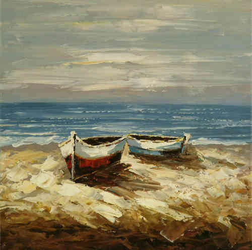 cuadros modernos "Barcas pesqueras"