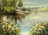cuadros modernos "La bahía de las flores"