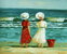 cuadros modernos "Colección niños en la playa VII"