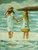 cuadros modernos "Colección niños en la playa XI"