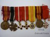 CTV Ordensspange mit 7 Auszeichnungen (Miniaturen)