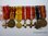 Barrete miniature de medalhas CTV de um veterenao da Guerra Civil Espanhola