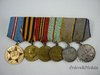 Soviet WWII medal bar