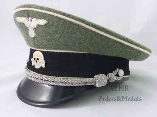 Chapéu de oficial das Waffen SS, reprodução