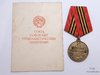 Medalha da Captura de Berlim, 2ªV, com documento de concessão