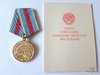 Medaille „Für die Befreiung Warschaus“ mit Urkunde