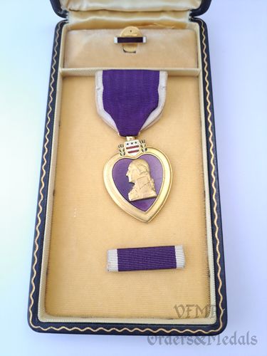 Cœur violet (2eme guerre mondiale), avec Etui